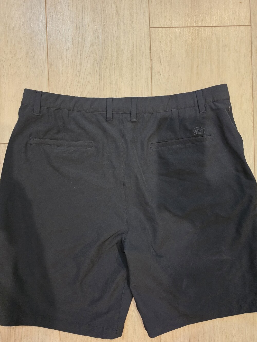 Good Good Golf Shorts Mens 38 Black Performance Stretch Golf Casual - Picture 3 of 4